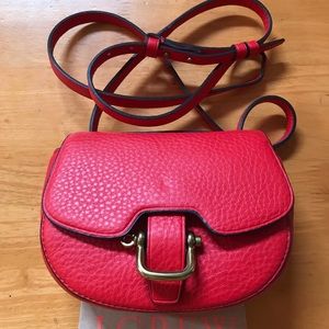 J. Crew Red Mini Rider Bag